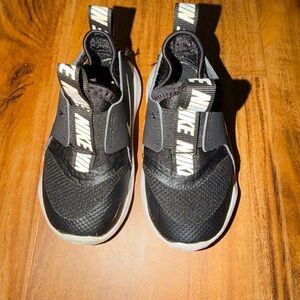 Nike Kids Black and White Slip-On Sneakers